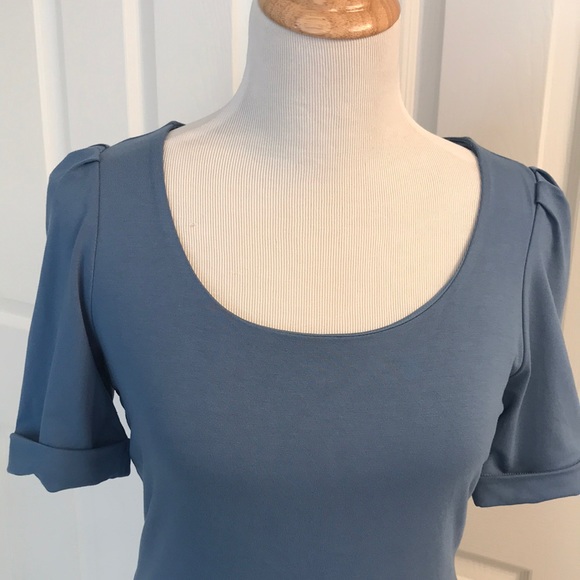 NWT blue top, size Small, WHBM - Picture 2 of 3